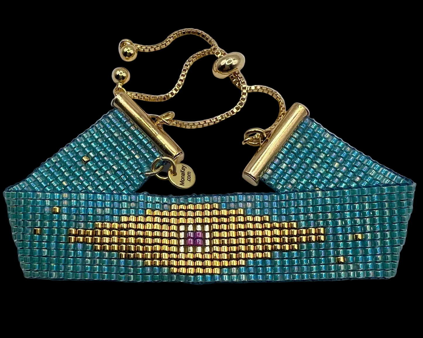 Oceans Blue Sheen Small Soft Cuff